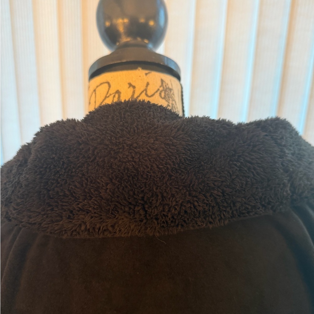 lululemon athletica Black Sherpa Cowl Neck Coat - Picture 13 of 15